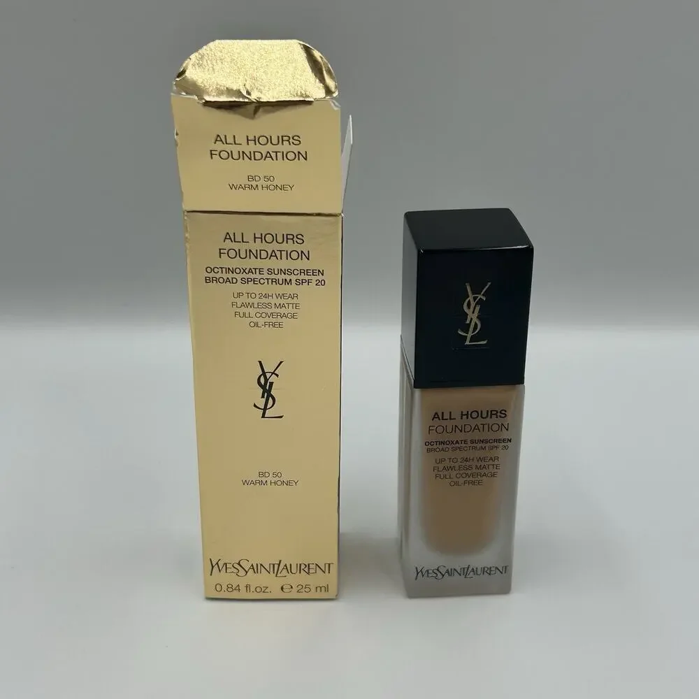 Yves Saint Laurent NEW All Hours Foundation SPF20 Make Up 25ml 0.84 fl oz Bottle